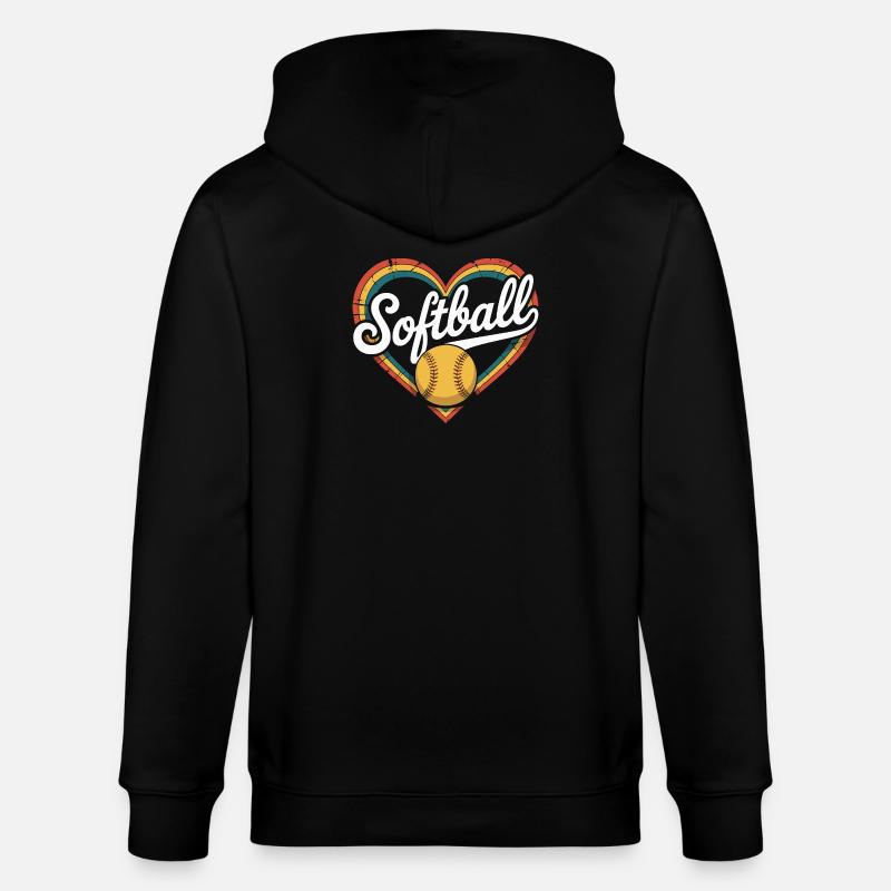 Softball du cœur - Veste à capuche bio CULTIVATOR Stanley/Stella Unisexe - noir