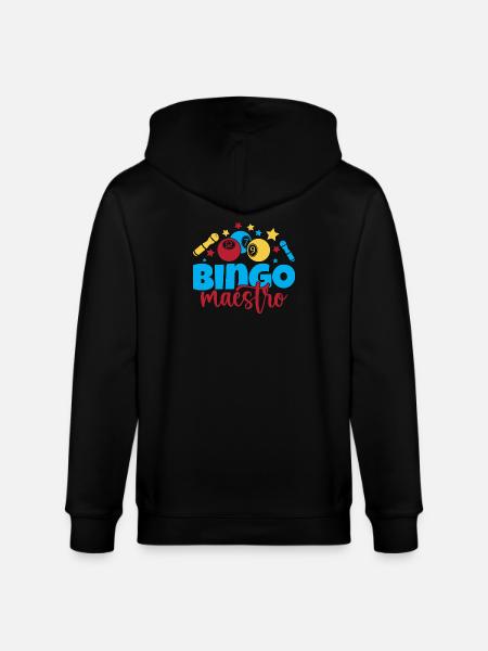 Bingo Game Maestro Bingo - Stanley/Stella CULTIVATOR Unisex Organic Hooded Jacket - black