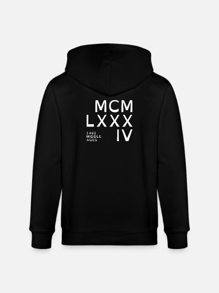 1984_COMPANY_white - Stanley/Stella CULTIVATOR  Unisex Organic Hooded Jacket - black