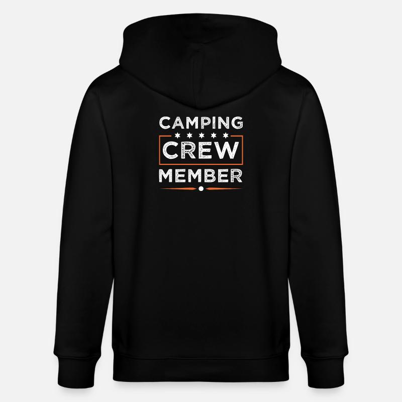 Camping Crew - Stanley/Stella Unisex Bio-Kapuzenjacke CULTIVATOR  - Schwarz