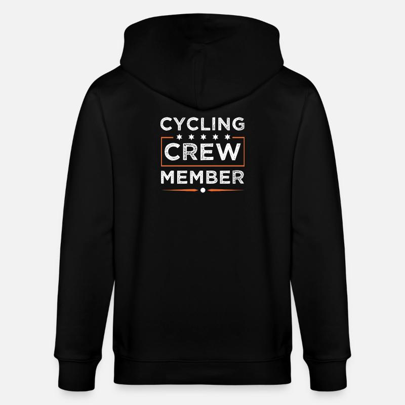 Cycling Crew - Stanley/Stella Unisex Bio-Kapuzenjacke CULTIVATOR  - Schwarz