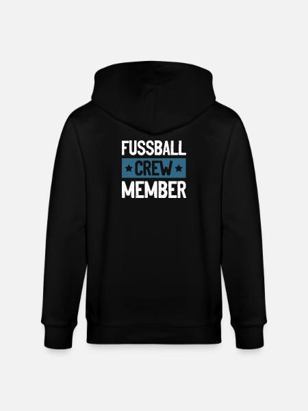 Football Crew - Stanley/Stella CULTIVATOR Unisex Organic Hooded Jacket - black