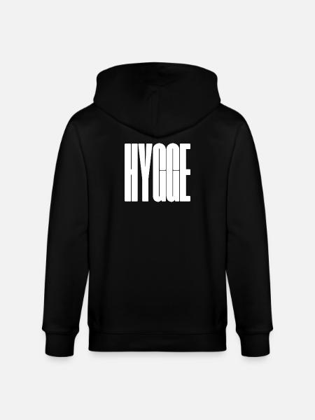 T-shirt graphique Hygge Bold Wordmark - Veste à capuche bio CULTIVATOR Stanley/Stella Unisexe - noir