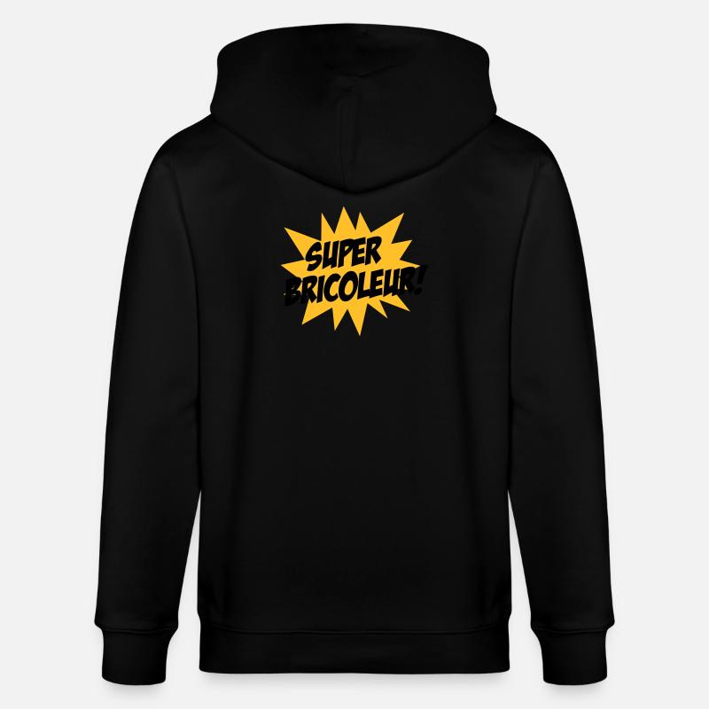 Super Bricoleur ! - Veste à capuche bio CULTIVATOR Stanley/Stella Unisexe - noir