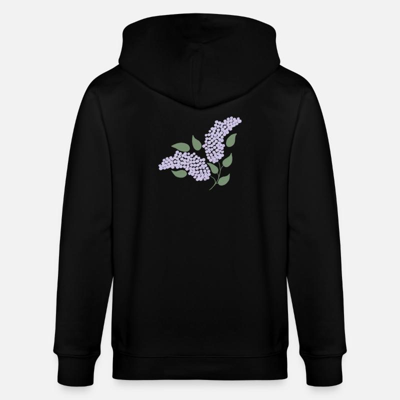 Lilas - Veste à capuche bio CULTIVATOR Stanley/Stella Unisexe - noir