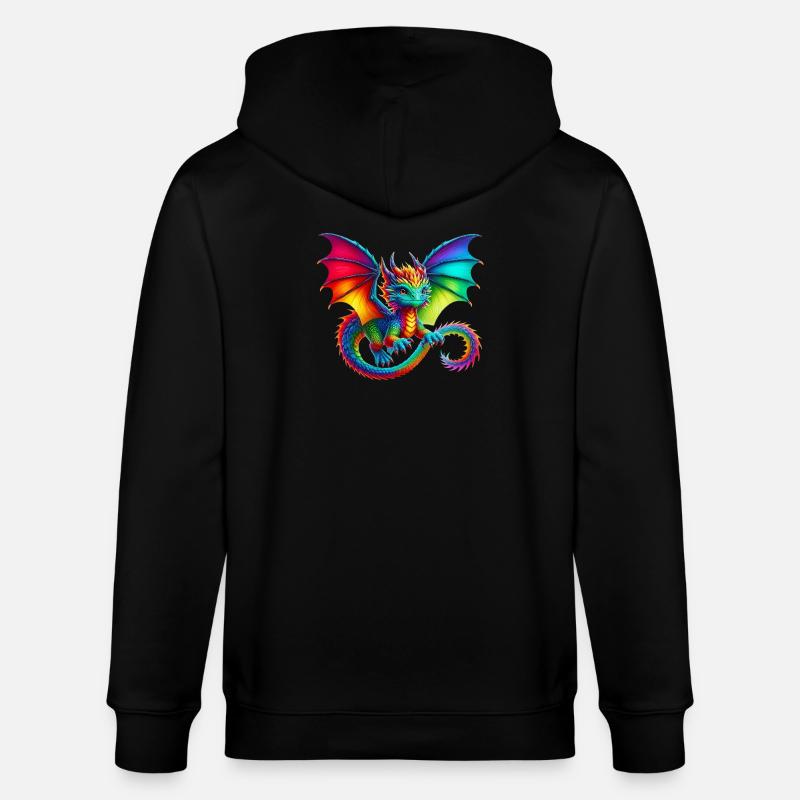Dragon - Veste à capuche bio CULTIVATOR Stanley/Stella Unisexe - noir
