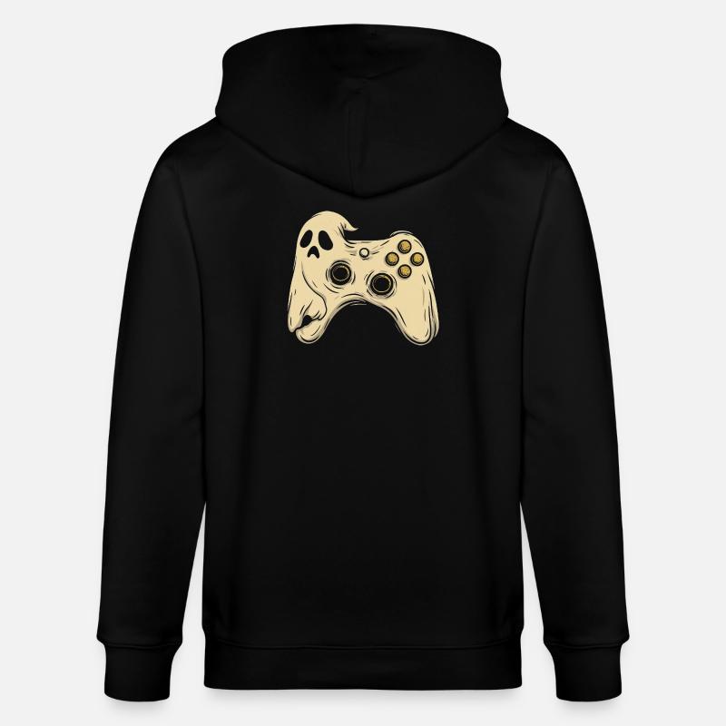 Ghost Pad Arcade Rétro - Veste à capuche bio CULTIVATOR Stanley/Stella Unisexe - noir