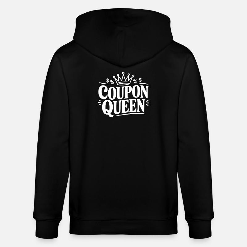 Couponkönigin - Stanley/Stella Unisex Bio-Kapuzenjacke CULTIVATOR  - Schwarz