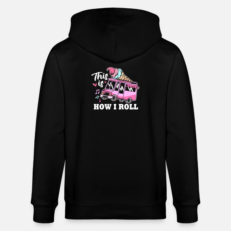 Eisdiele Eiswagen Eis Eiscreme - Veste à capuche bio CULTIVATOR Stanley/Stella Unisexe - noir