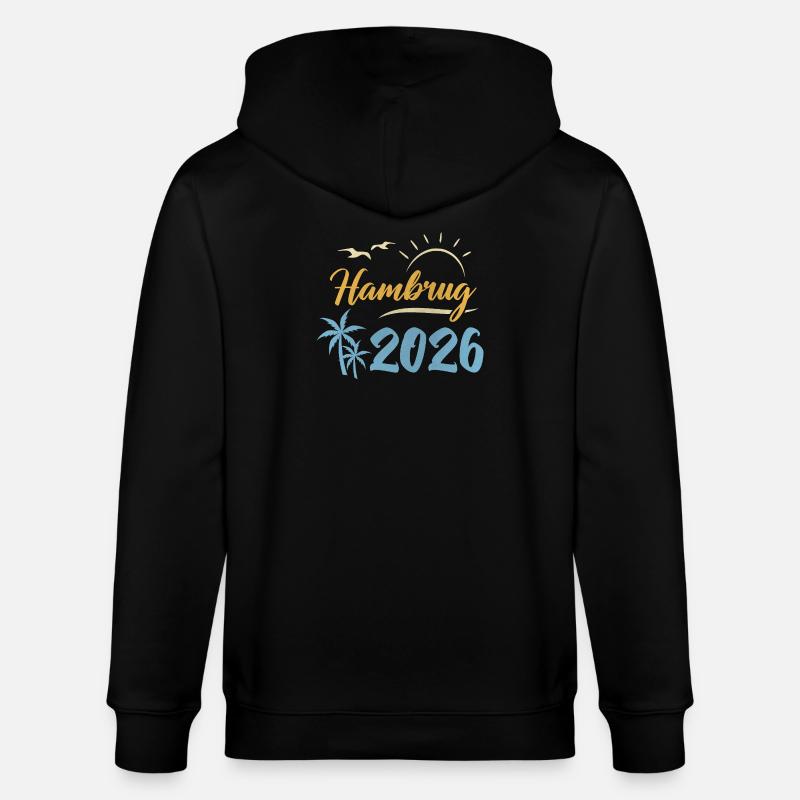 Hambourg 2026 - Veste à capuche bio CULTIVATOR Stanley/Stella Unisexe - noir