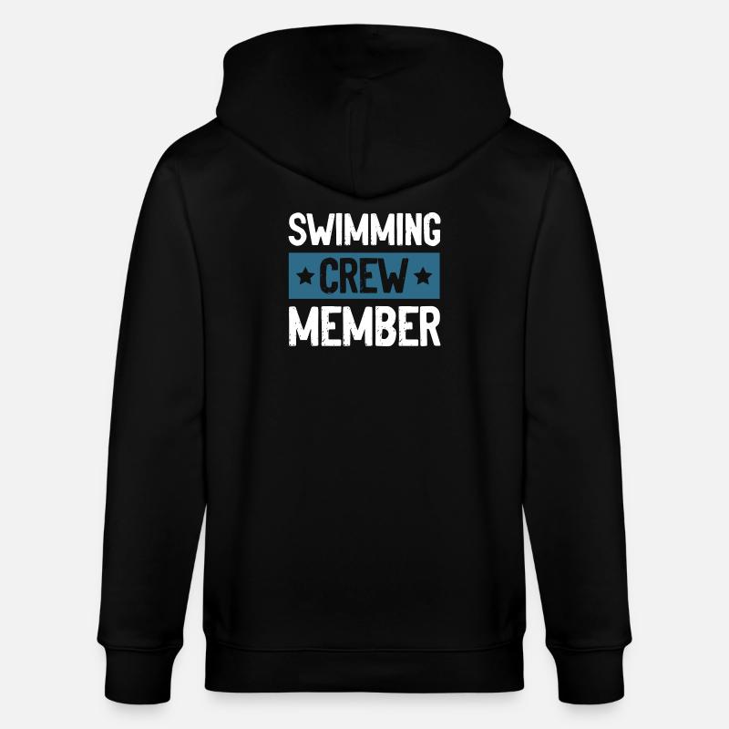 Équipe de natation - Veste à capuche bio CULTIVATOR Stanley/Stella Unisexe - noir