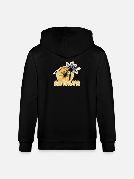 Strand Antalya - Stanley/Stella Unisex Bio-Kapuzenjacke CULTIVATOR - Schwarz