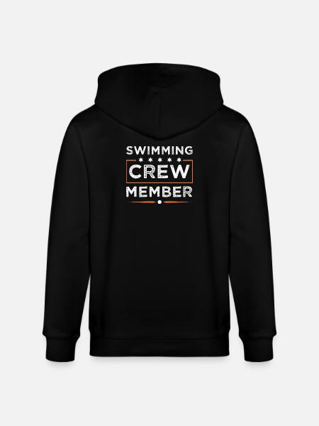Swimming Crew - Stanley/Stella CULTIVATOR Unisex Organic Hooded Jacket - black