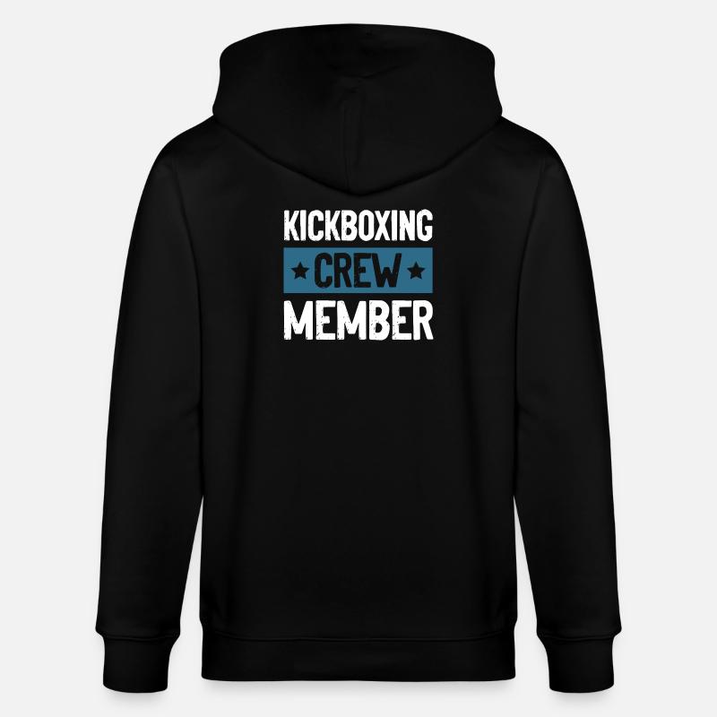 Équipe de kickboxing - Veste à capuche bio CULTIVATOR Stanley/Stella Unisexe - noir
