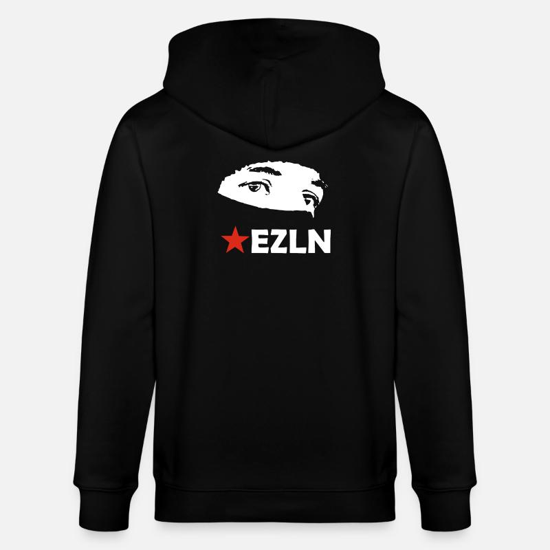 EZLN - Stanley/Stella Unisex Bio-Kapuzenjacke CULTIVATOR  - Schwarz