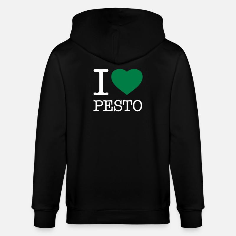 J’ADORE LE PESTO - Veste à capuche bio CULTIVATOR Stanley/Stella Unisexe - noir