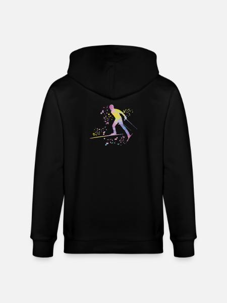 Ski de fond Ski de fond - Veste à capuche bio CULTIVATOR Stanley/Stella Unisexe - noir