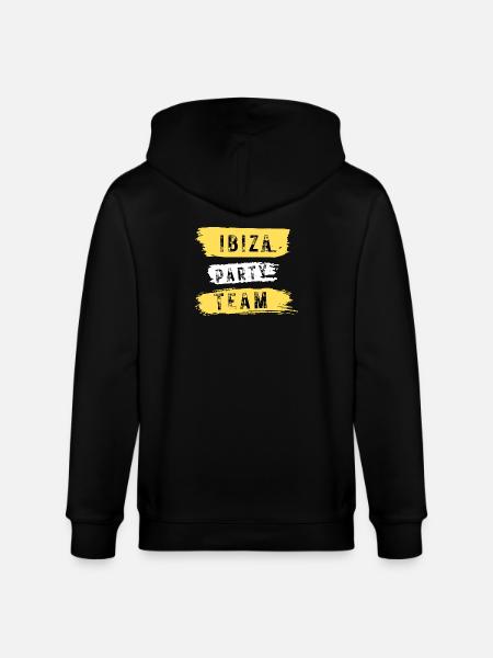 Ibiza Party Team - Stanley/Stella Unisex Bio-Kapuzenjacke CULTIVATOR - Schwarz