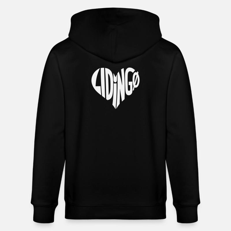 Style Cœur Lidingo - Veste à capuche bio CULTIVATOR Stanley/Stella Unisexe - noir