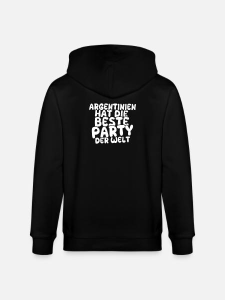 Feiern Argentinien - Stanley/Stella Unisex Bio-Kapuzenjacke CULTIVATOR - Schwarz
