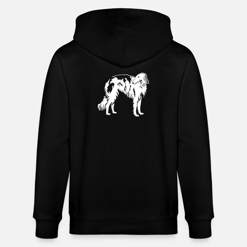 Borzoi "Black Edition" - Veste à capuche bio CULTIVATOR Stanley/Stella Unisexe - noir