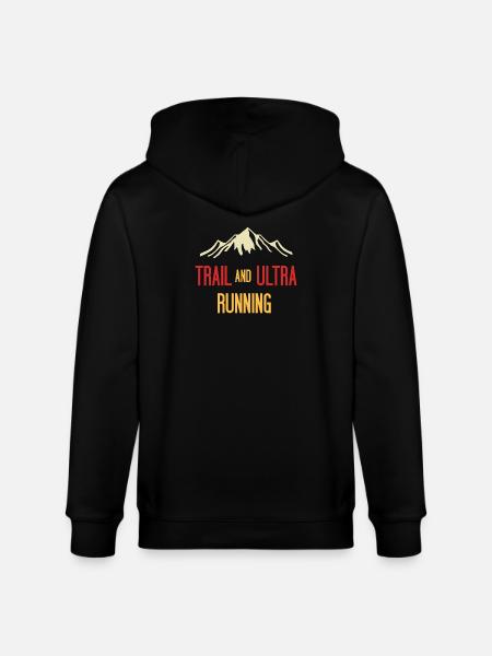 Trail and Ultra Running - Stanley/Stella CULTIVATOR Unisex Organic Hooded Jacket - black