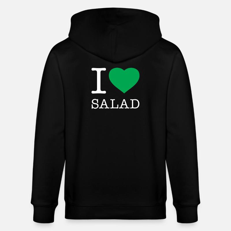 J’ADORE LA SALADE - Veste à capuche bio CULTIVATOR Stanley/Stella Unisexe - noir