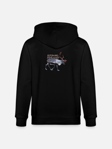 Kuusamo - Stanley/Stella Unisex Bio-Kapuzenjacke CULTIVATOR - Schwarz