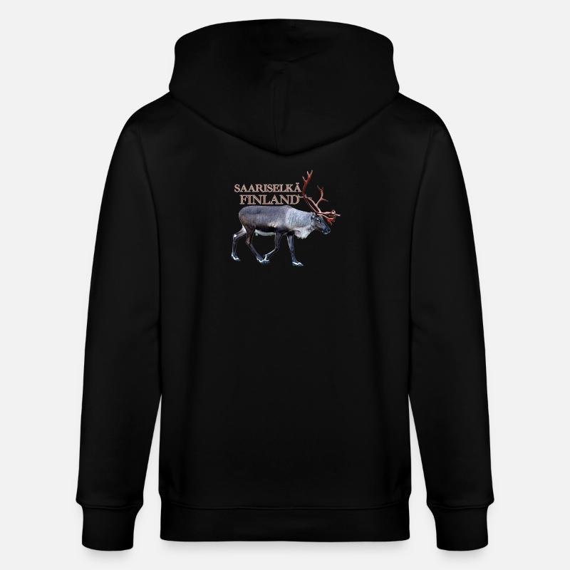 Saariselka - Veste à capuche bio CULTIVATOR Stanley/Stella Unisexe - noir