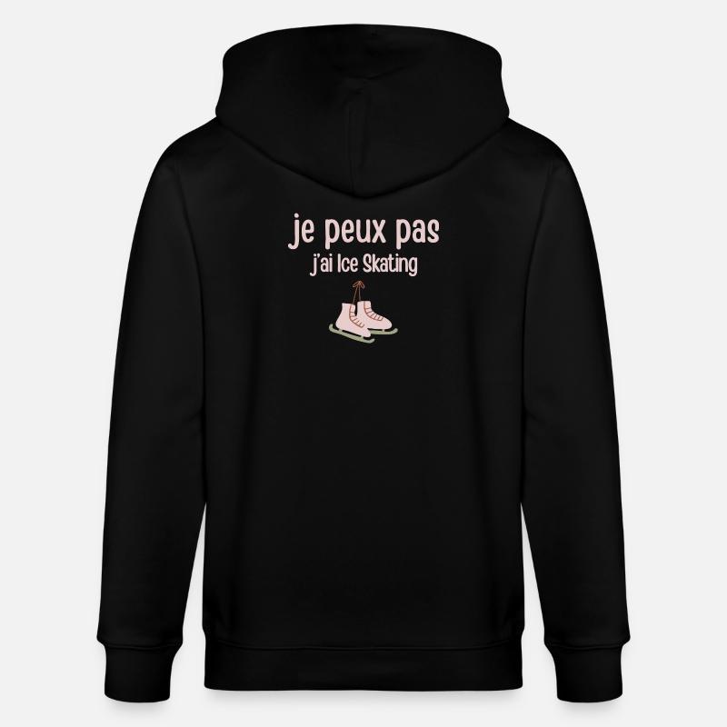 je peux pas j’ai Skating - Veste à capuche bio CULTIVATOR Stanley/Stella Unisexe - noir