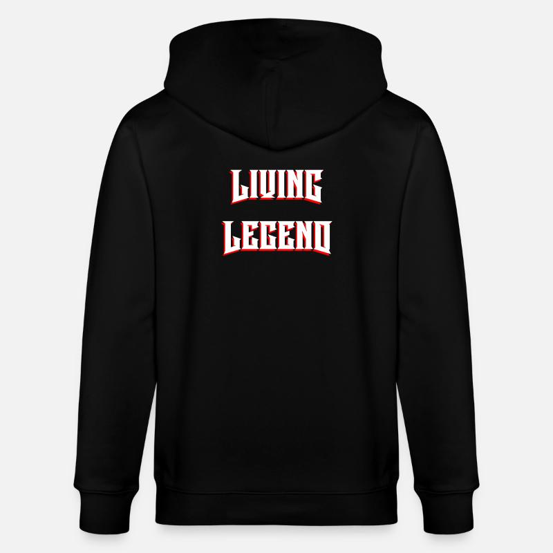 Living Legend - Stanley/Stella CULTIVATOR  Unisex Organic Hooded Jacket - black