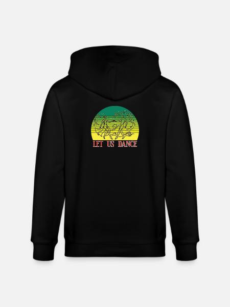 let_us_dance - Stanley/Stella Unisex Bio-Kapuzenjacke CULTIVATOR - Schwarz