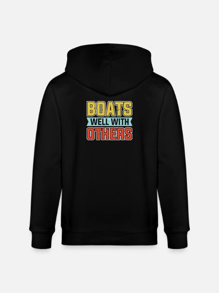 Boote Gut Mit Anderen - Stanley/Stella Unisex Bio-Kapuzenjacke CULTIVATOR  - Schwarz