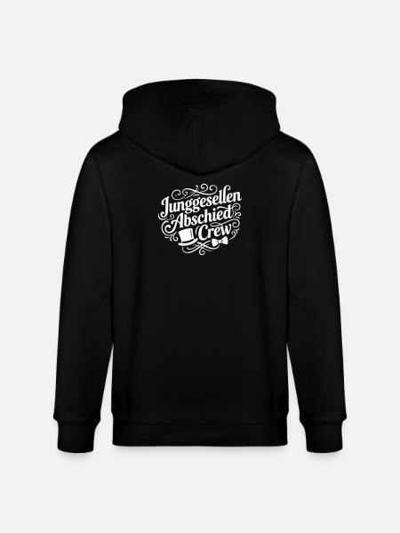 Junggesellenabschied Crew Jga - Stanley/Stella Unisex Bio-Kapuzenjacke CULTIVATOR  - Schwarz