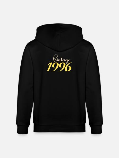 T-Shirt 30 Ans 1996 Design Minimal - Veste à capuche bio CULTIVATOR Stanley/Stella Unisexe - noir