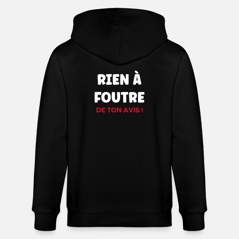 Ist mir scheißegal. - Stanley/Stella Unisex Bio-Kapuzenjacke CULTIVATOR - Schwarz