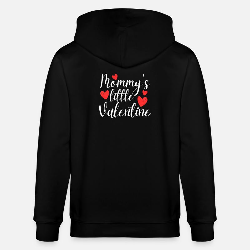 Mommy's Little Valentine - Veste à capuche bio CULTIVATOR Stanley/Stella Unisexe - noir