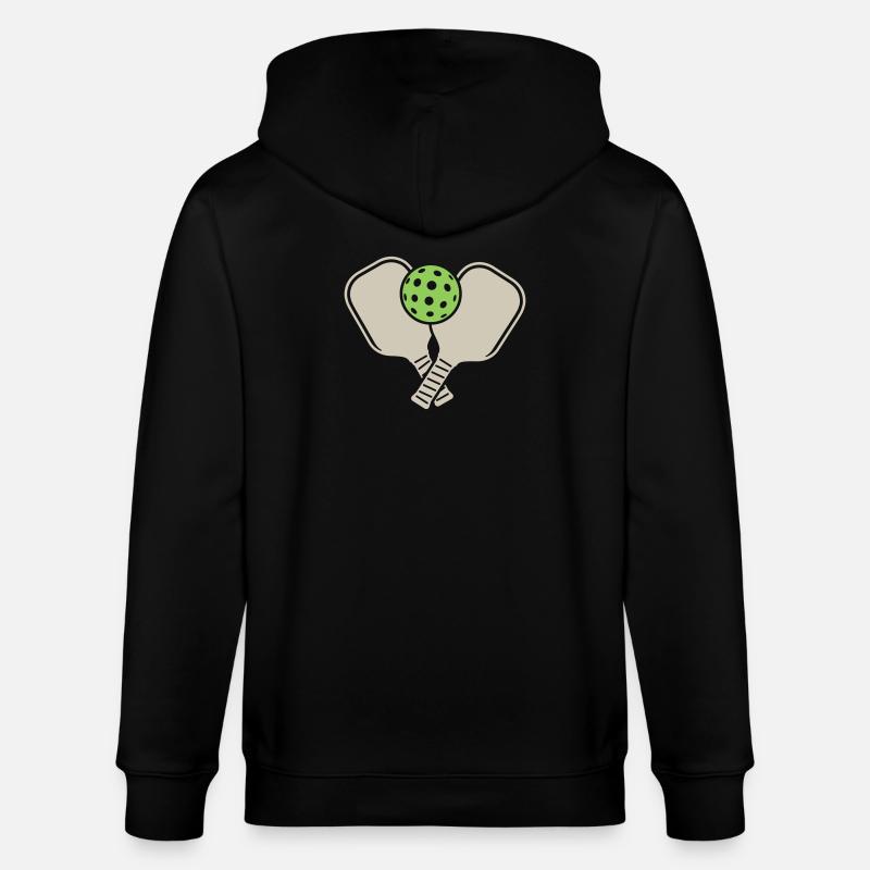 Pickleball - Stanley/Stella Unisex Bio-Kapuzenjacke CULTIVATOR  - Schwarz