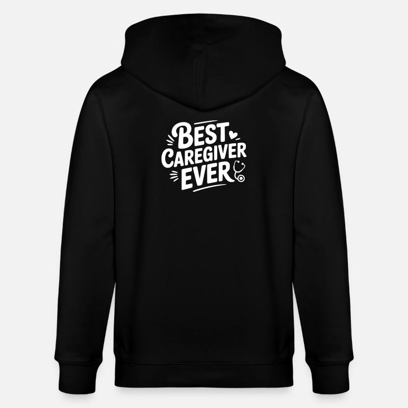 Meilleur aidant de tous les temps - Veste à capuche bio CULTIVATOR Stanley/Stella Unisexe - noir