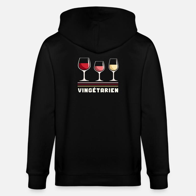 Vingtarien - Veste à capuche bio CULTIVATOR Stanley/Stella Unisexe - noir
