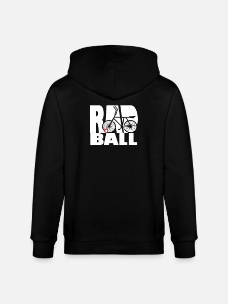 Cycling ball, cycleball, indoor cycling - Stanley/Stella CULTIVATOR Unisex Organic Hooded Jacket - black