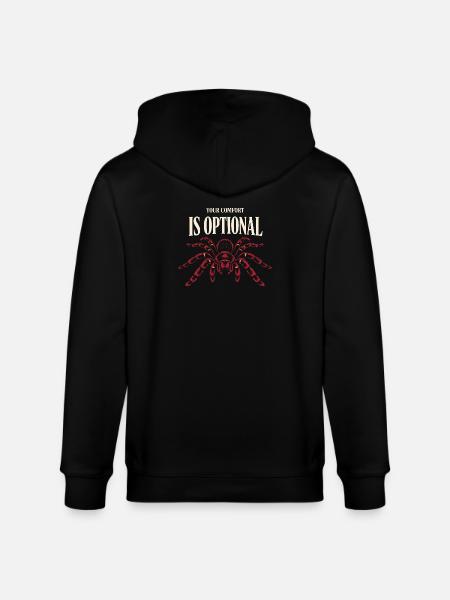 Tarantula Tarantula Holder Spider Owner - Stanley/Stella CULTIVATOR Unisex Organic Hooded Jacket - black