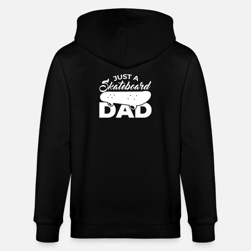 Nur ein Skateboard Vater - Stanley/Stella Unisex Bio-Kapuzenjacke CULTIVATOR  - Schwarz