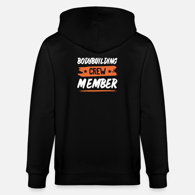 Équipe de culturisme - Veste à capuche bio CULTIVATOR Stanley/Stella Unisexe - noir