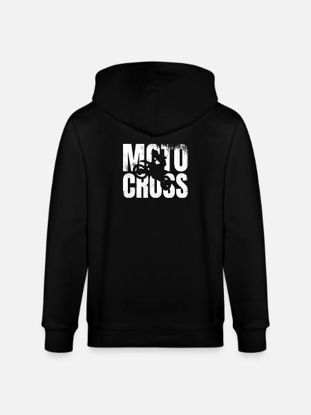 Moto Cross - Stanley/Stella CULTIVATOR Unisex Organic Hooded Jacket - black