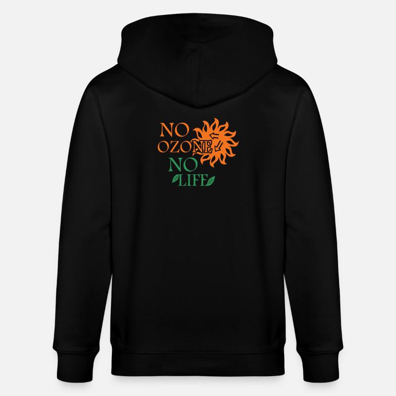 Pas d’ozone Pas de vie - Veste à capuche bio CULTIVATOR Stanley/Stella Unisexe - noir