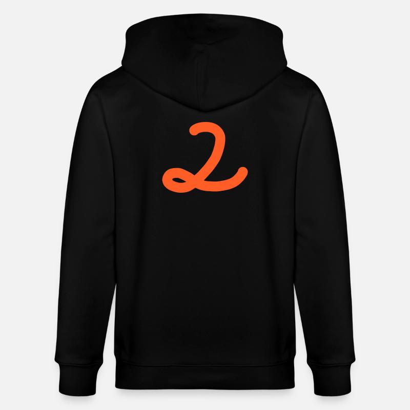 2 Numéro deux - Veste à capuche bio CULTIVATOR Stanley/Stella Unisexe - noir