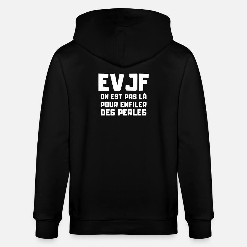 Junggesellenabschied, Junggesellenabschied - Stanley/Stella Unisex Bio-Kapuzenjacke CULTIVATOR  - Schwarz