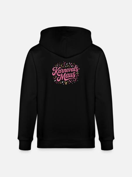 Carnival Mouse Cologne Carnival Mouse - Stanley/Stella CULTIVATOR  Unisex Organic Hooded Jacket - black