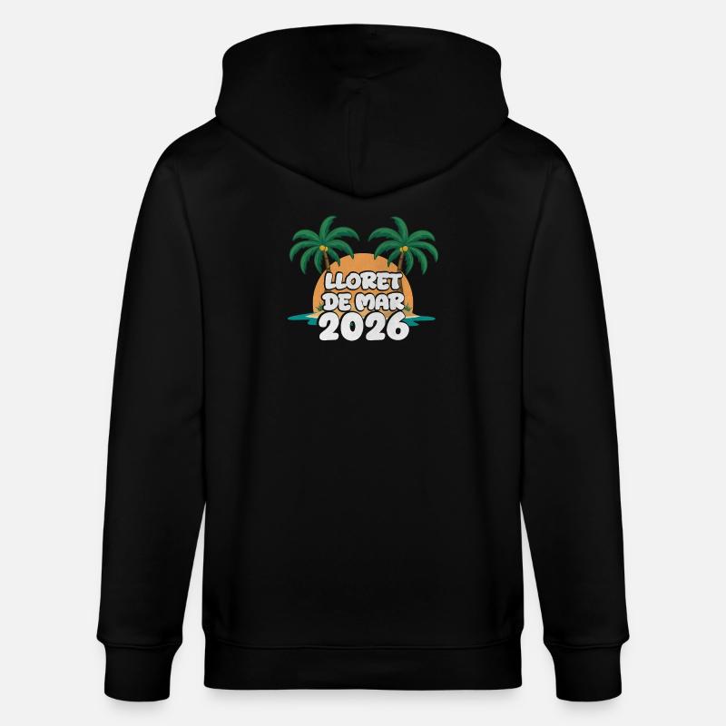 Lloret De Mar 2026 - Stanley/Stella Unisex Bio-Kapuzenjacke CULTIVATOR - Schwarz